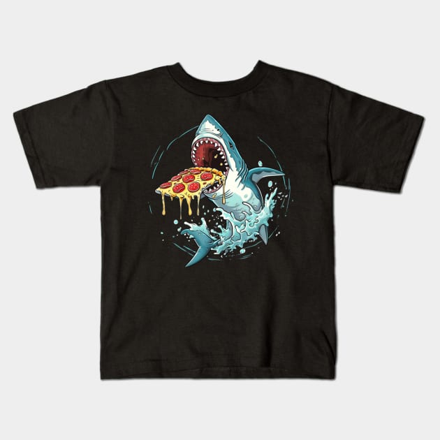 Shark Habitat Harmony Kids T-Shirt by Terrence Torphy